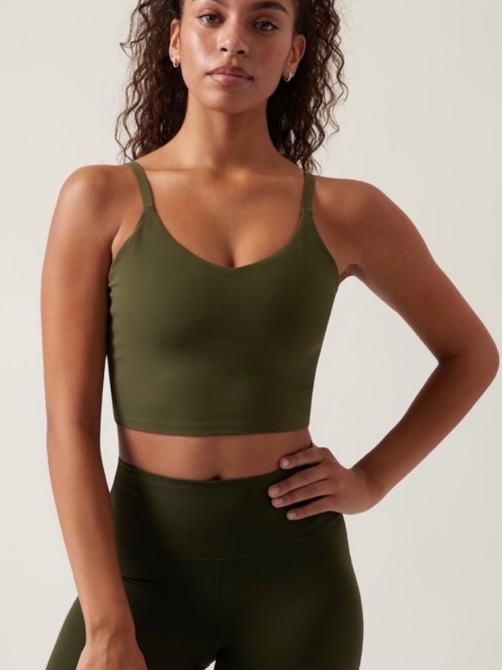Athleta Elation V Neck Crop
